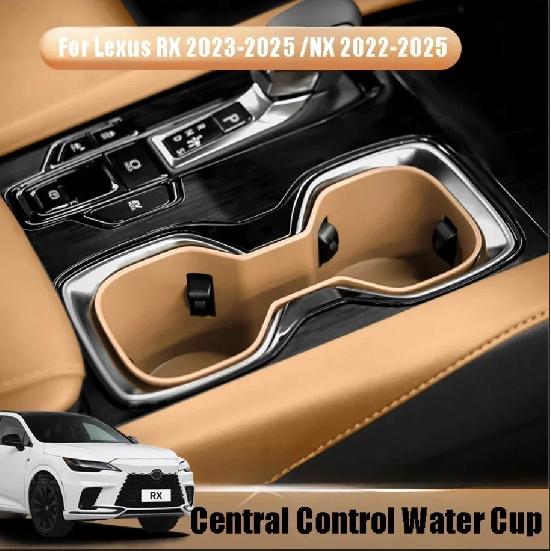 For Lexus NX 260/350h/400h+ 2022-2025 Modification Car Central Control Water Cup Holder Limiter Storage Box Car Accessories