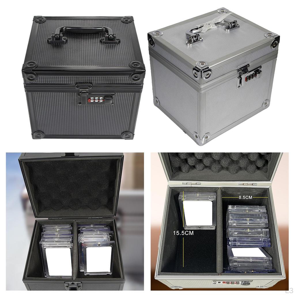 Держатель для карт из алюминиевого сплава, органайзер для торговых карточек с паролем