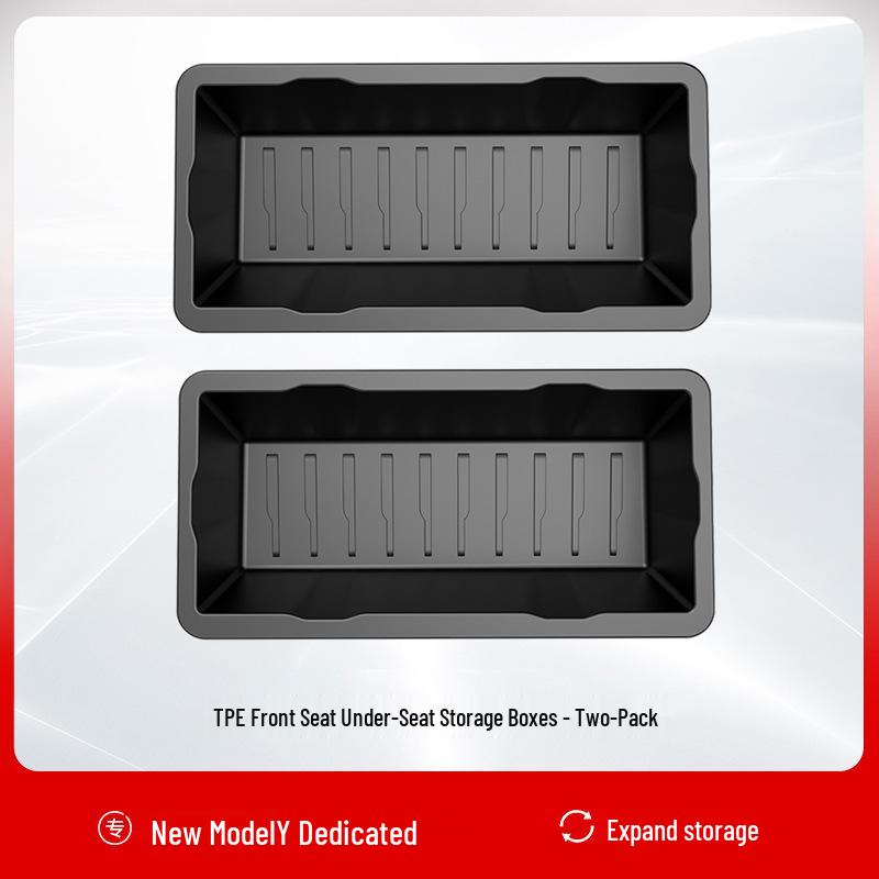 Tesla Model Y Rear Under-Seat Storage Box Upgrade