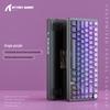 Беспроводная механическая клавиатура Attack Shark X85 RGB с тремя режимами: Игровая клавиатура с возможностью горячей замены, боковой печатью и настраиваемой подсветкой
