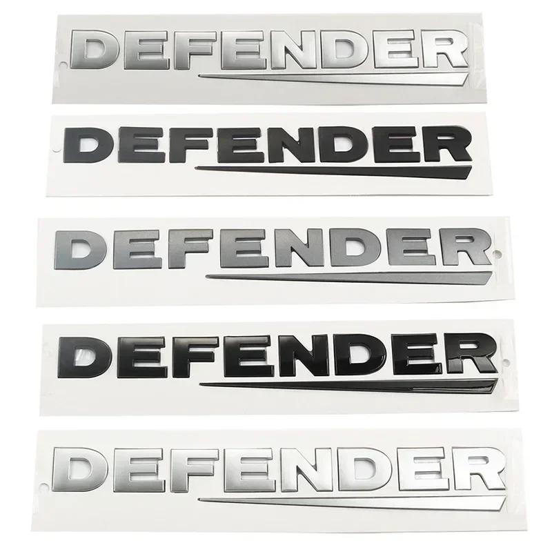 ABS Car Tail Letters Emblem Trunk Badge Stickers for Land Rover Defender Logo EVOQUE Discovery Range Rover Freelander HY2