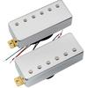 Artec MLA97 Alnico 5 Закрытый Мини-хамбакерный звукосниматель Набор звукоснимателей для грифа/бриджа для электрогитары, Хром