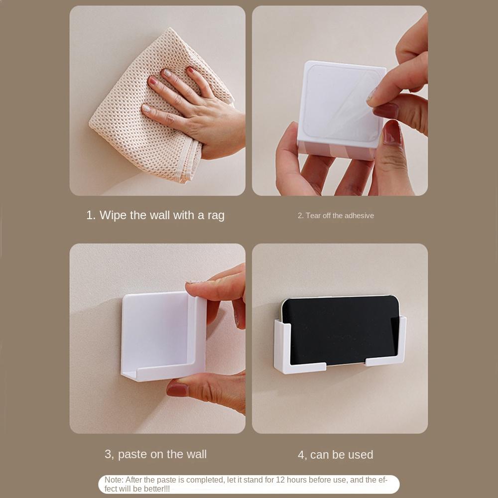 1Pair Wall Mounted Mobile Phone Holder Split Type Bracket New Charging Rack