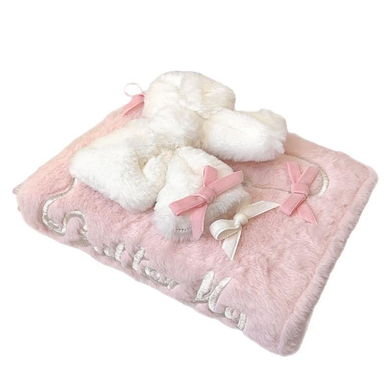 Розовый бант А5 4-карманный альбом для карточек: Девичий 3-дюймовый фотоальбом для хранения полароидных фотографий