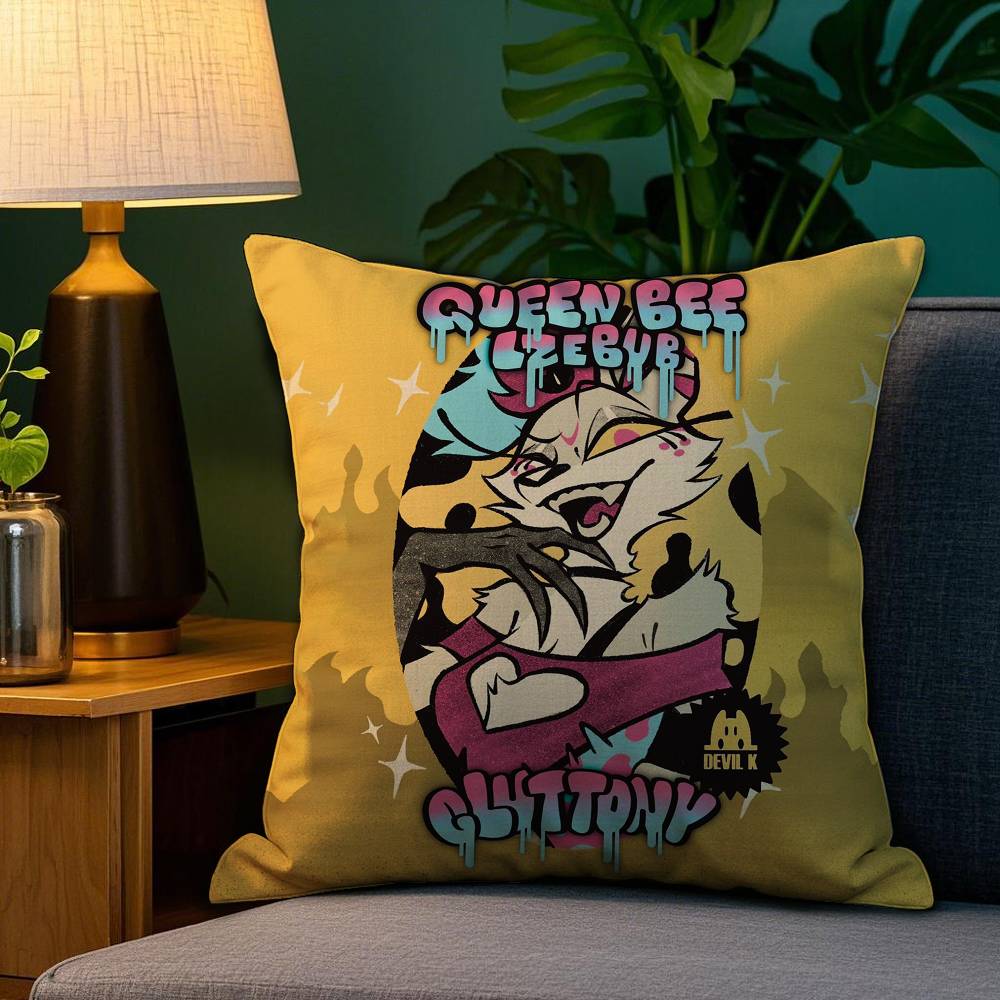 Аниме H-HelluvaS B-Boss Наволочка Плюшевая Ткань Мягкая Двусторонняя Печать Дом Диван Высокое Качество Наволочка Подушка