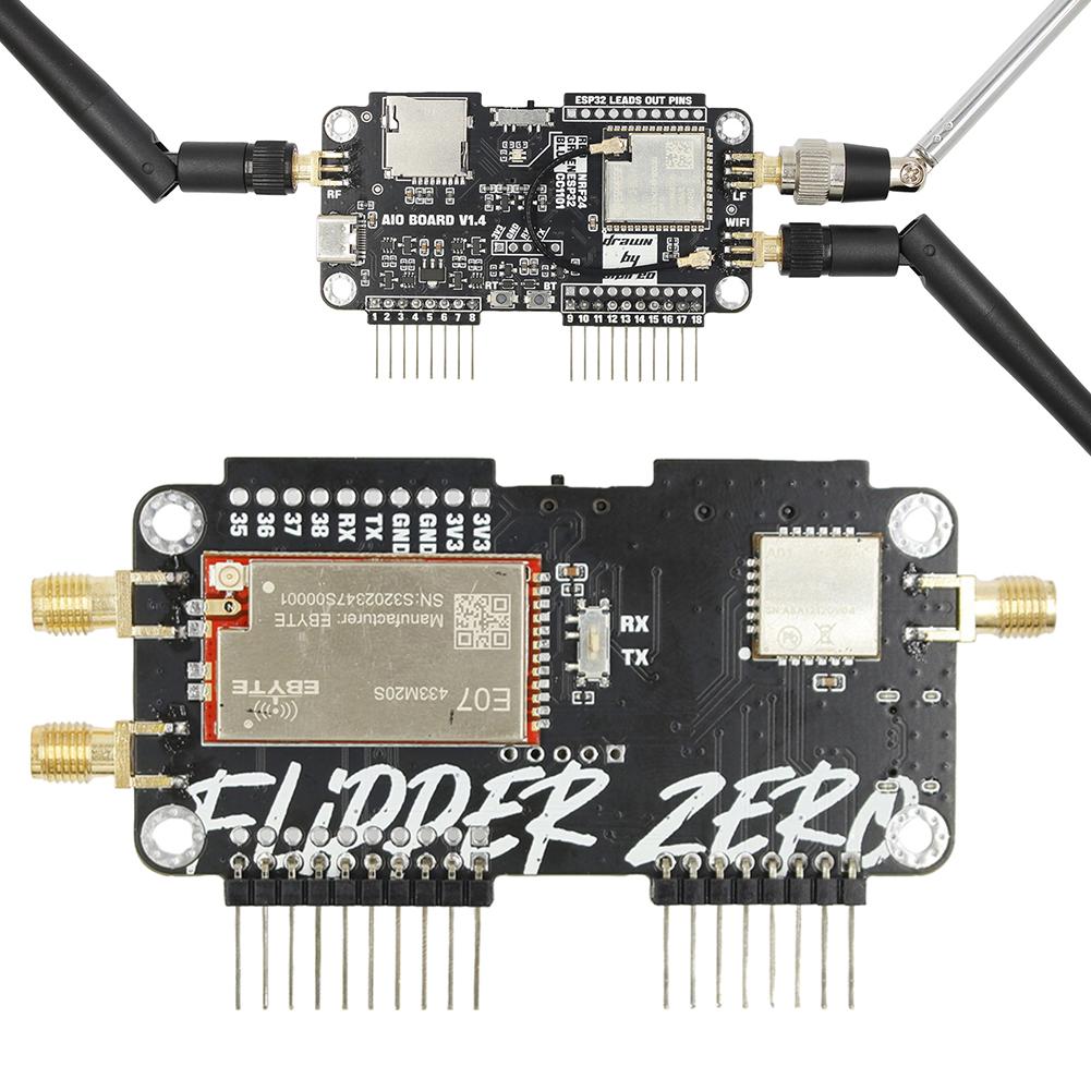 Для Flipper Zero Multiboard плата расширения 2.4G модуль расширения с высоким коэффициентом усиления CC1101 модуль NRF Sniffer Mousejacker