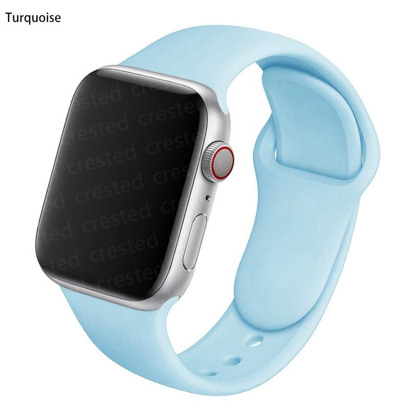 Спортивный браслет-ремень, силиконовый ремешок для Apple Watch, ремешок 8, 7, 41 мм, 45 мм, SE 6, 44 мм, 40 мм, 38 мм, 42 мм, резиновый мягкий ремешок для часов iWatch серии 5, 4, 3, 2, 1