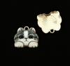 Alloy Drip Oil Cat Pendant, 18x16mm - Cute DIY Korean Style Jewelry Accessory