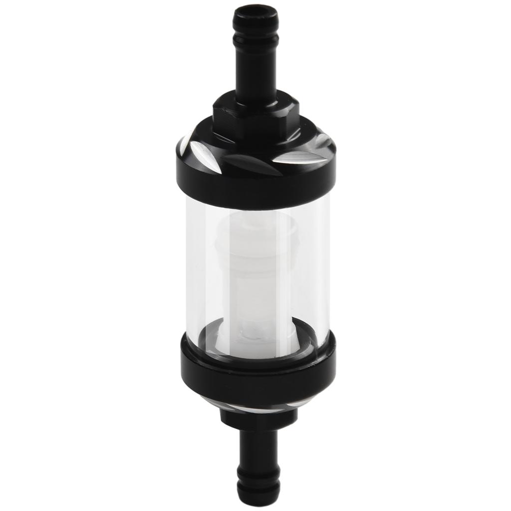 Accessories Fuel Filter Practical Reusable Replacement Chrome And Glass Diesel Filter Inline Petrol Motorcycle