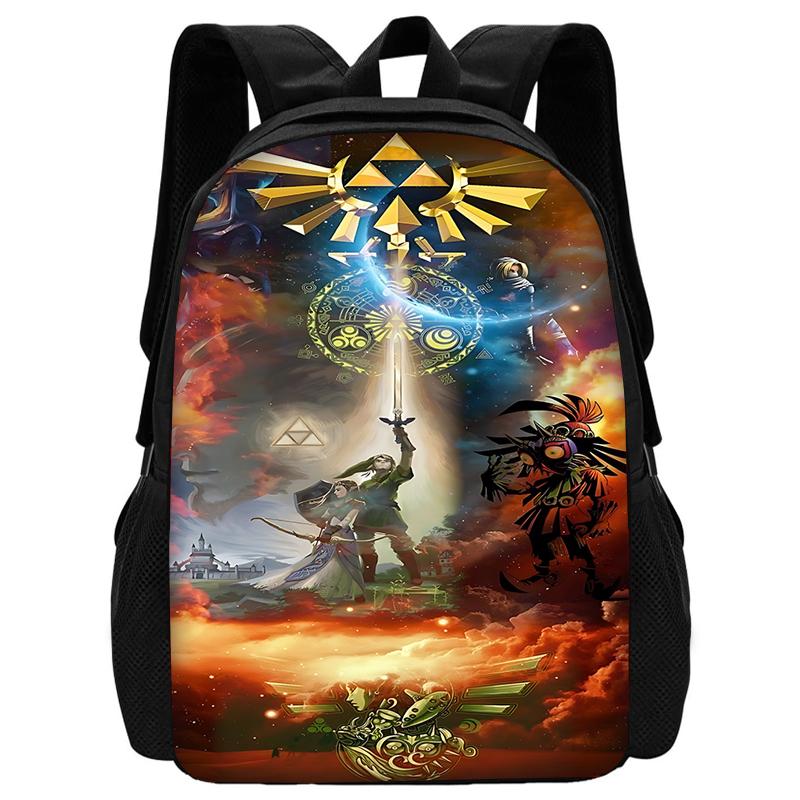 Детский школьный рюкзак The Legends of Zelda с сумками для обеда, пеналами, школьными сумками для мальчиков и девочек, лучший подарок