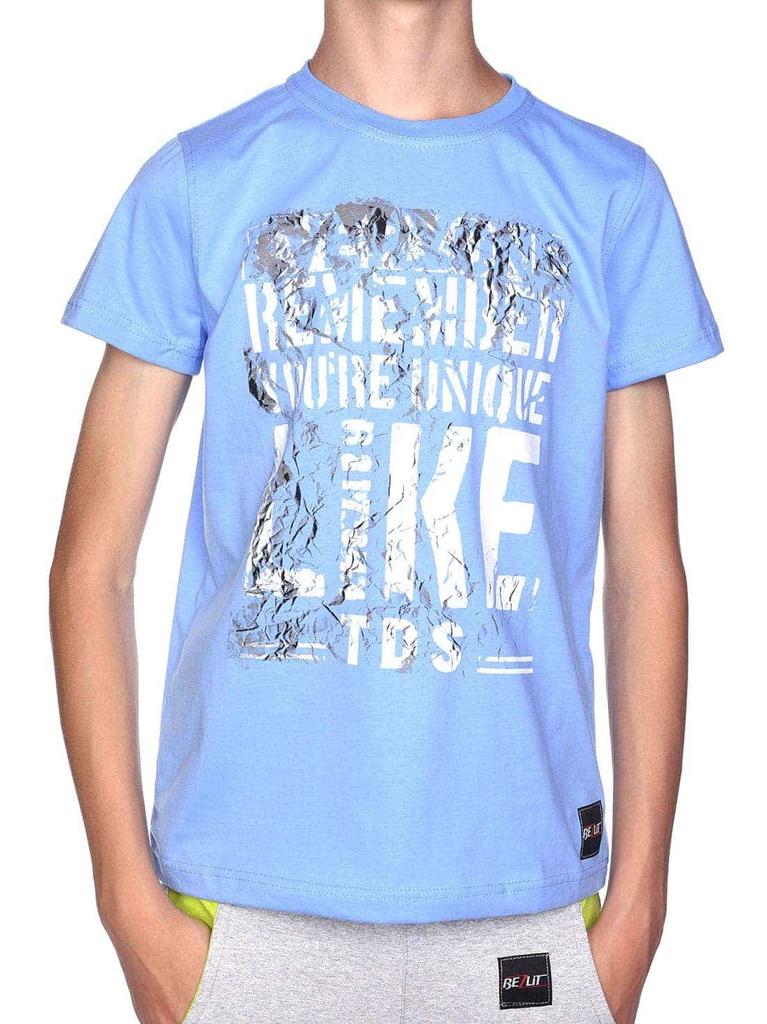 Футболка для мальчика с мотивным принтом