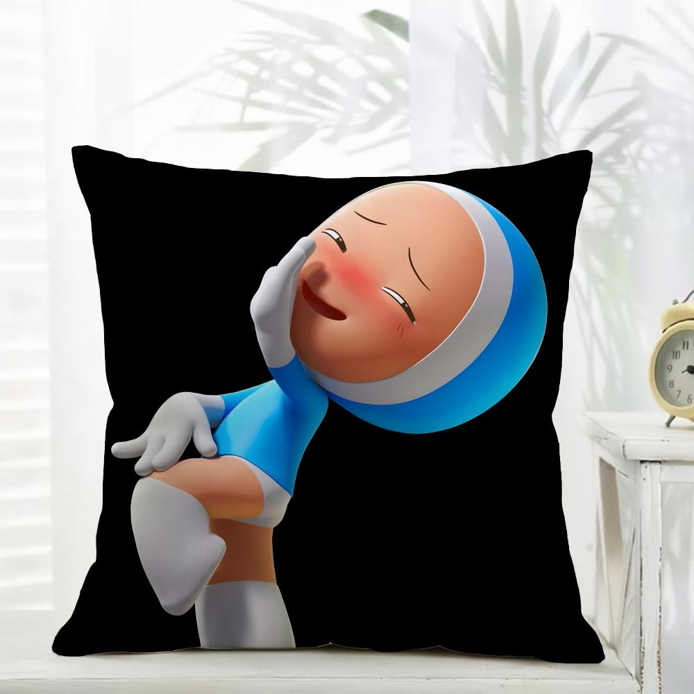 Yumis Cells Pillow KDrama AAnime Cushion Cover Daily Washable Linen Pillowcase Soft for Sofa Bed Home Room Decor
