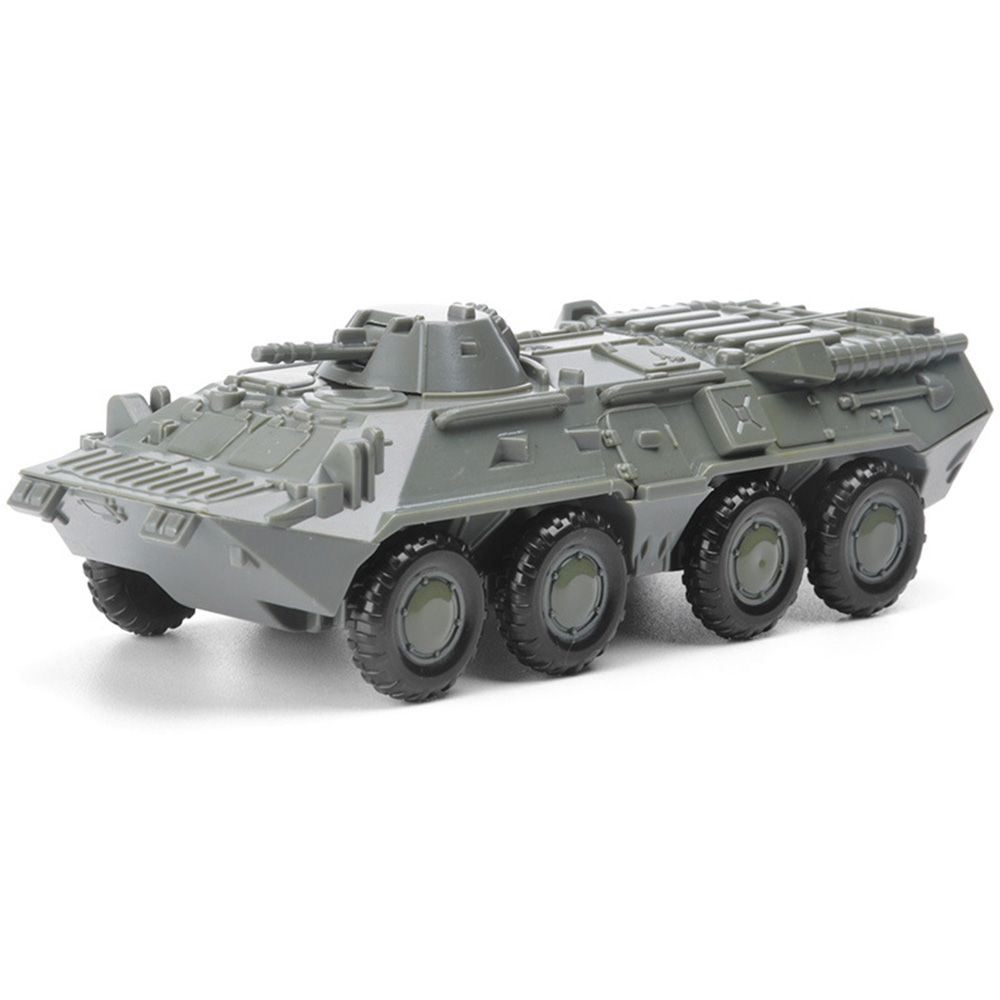 4D 1:72 DIY Model Building Kits Armoured Tank Plastic Toys Tank Truck