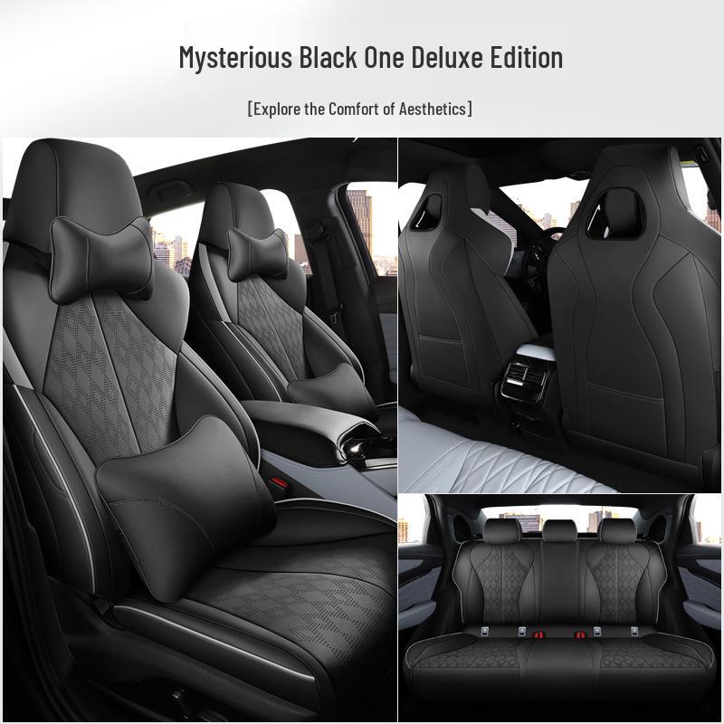 Чехол на сиденье BYD Seal: Перфорированная, Дышащая, Роскошная, Подушка-полупакет для всех сезонов.