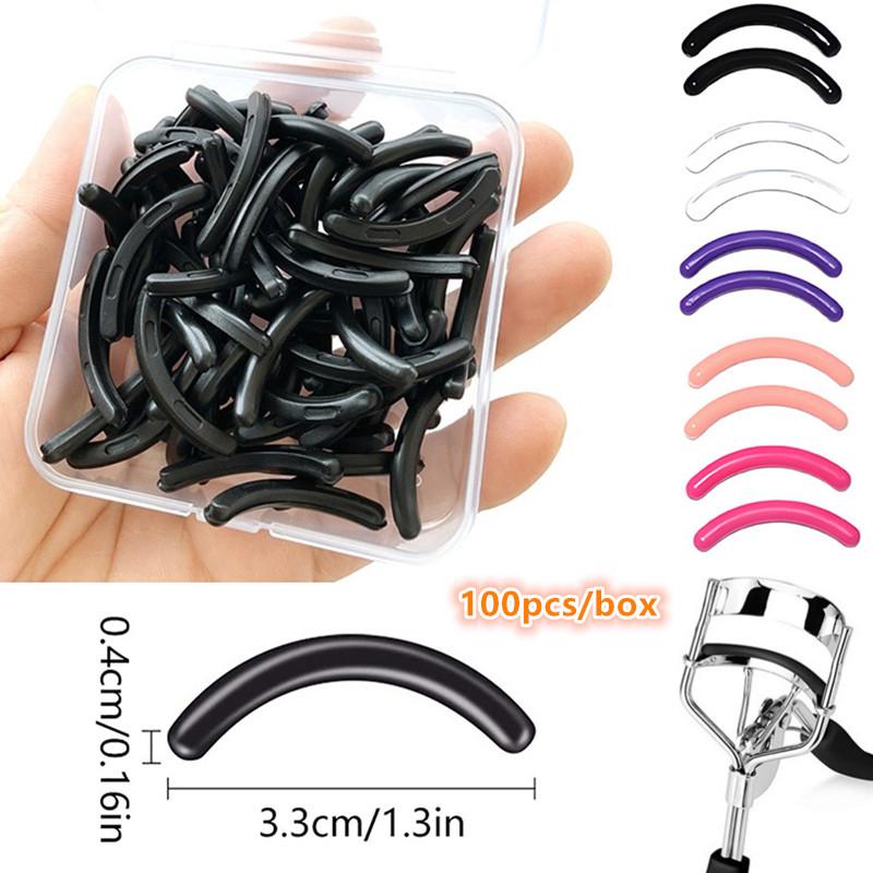 Сменные подушечки для щипцов для завивки ресниц Гипоаллергенная мягкая резиновая подушечка Для универсальных щипцов для завивки ресниц С боксом для хранения Салонное качество Противоскользящий дизайн