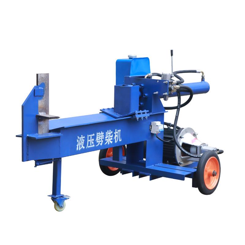 Electric Hydraulic Log Splitter: Automatic Vertical Wood Chopper for Wet/Dry Use