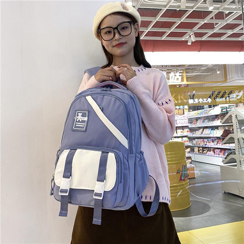 Женский рюкзак для школьников средней школы, рюкзак большой емкости