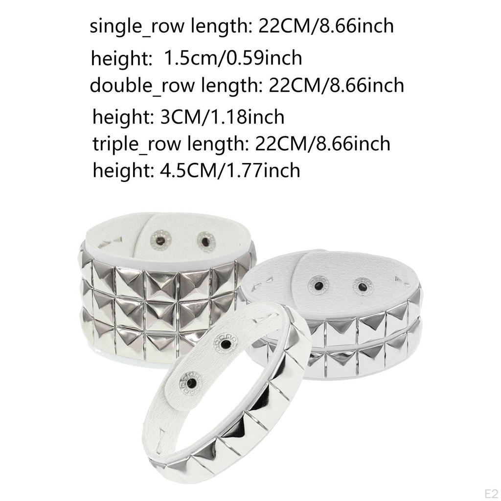 3 шт. браслеты ПУ модный браслет-обертка для взрослой косплей-вечеринки