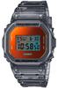 Мужские часы Casio серии BEACH TIME LAPSE, серый скелетон G-Shock DW-5600TLS-8JF,