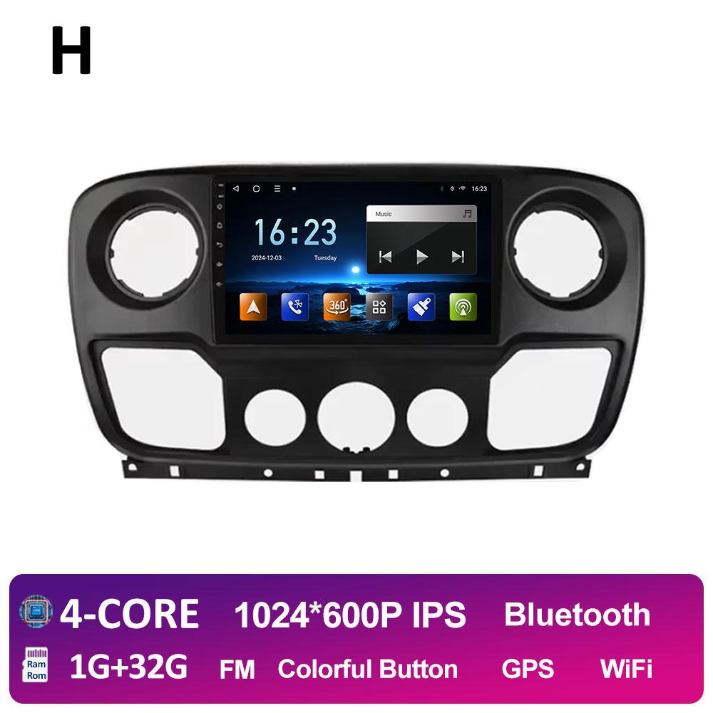 Для Renault Master lll 3 2011 - 2021 GPS-навигация Автомобильный радиоприемник Видео Мультимедийный проигрыватель Android 14 WIFI Беспроводной Carplay Головное устройство