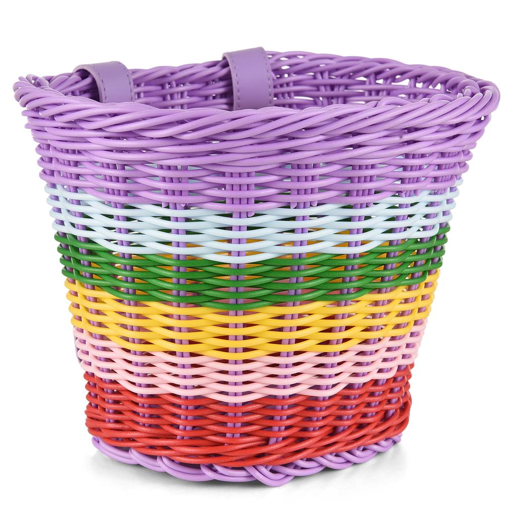 Детская велосипедная корзина для девочек, аксессуары для переднего велосипеда с рулем, растяжки, цикл, возраст 3–13 лет, сделай сам