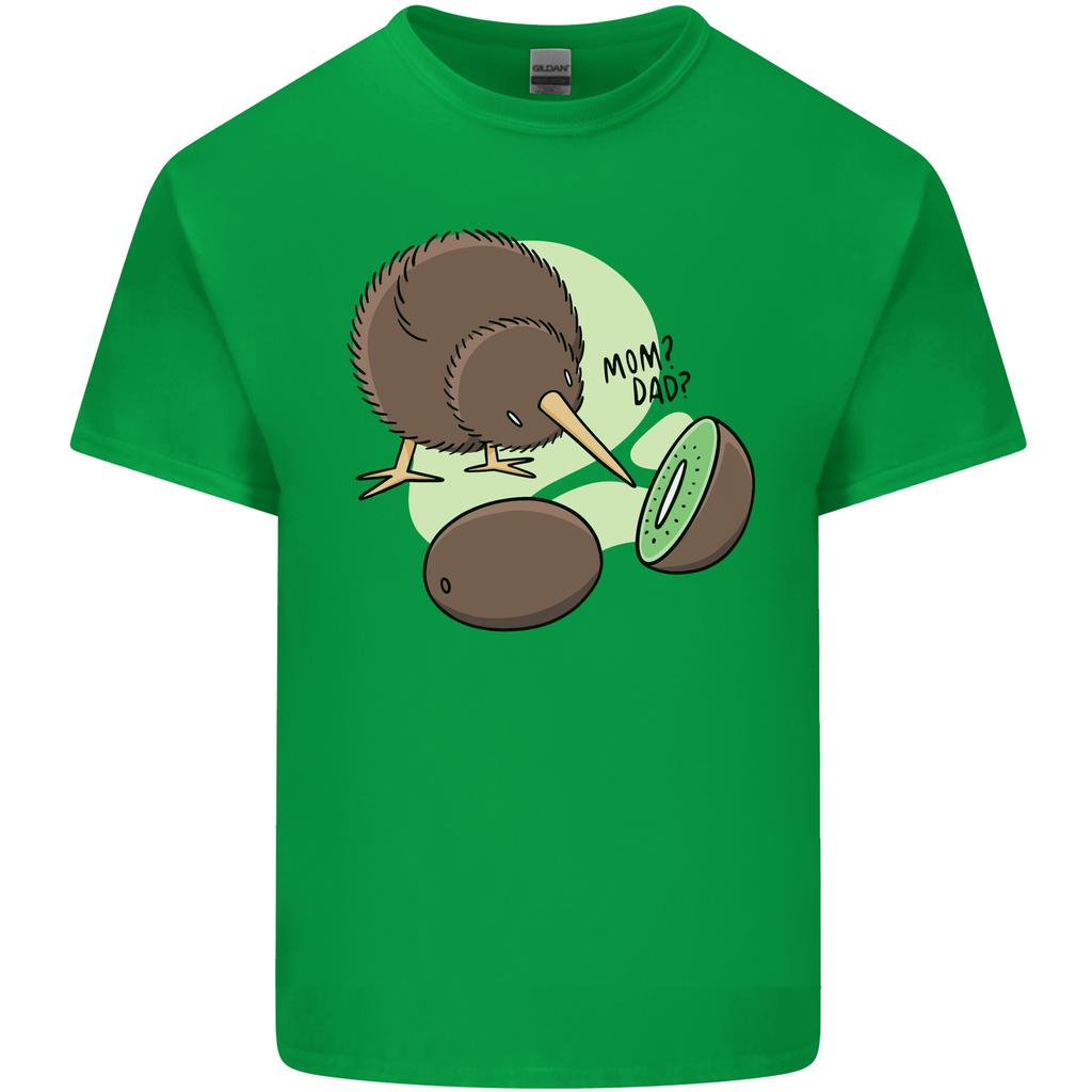 Funny Kiwi Fruit Bird Mom Dad Unisexs Light Cotton TShirt