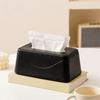 Elegant Tissue Storage Box Large Opening Desktop Tissue Dispenser Napkin Container  Office Use