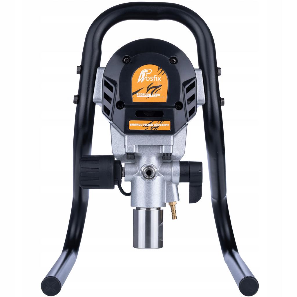 Rosfix Agregat Malarski EcoFlow 1200 – Wydajność 1,7L/min, Moc 1200W | Zestaw z Dyszą 513 i 3 Filtrami | Lanca 30cm