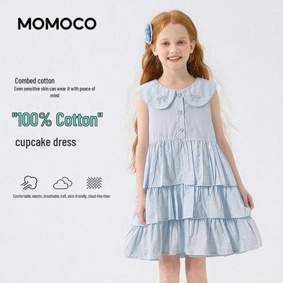 Летнее женское платье MOMOCO без рукавов, милое, модное