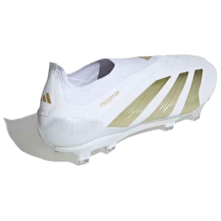 adidas Predator Elite Без шнурков FG Day Spark Pack Унисекс Кроссовки Белый Платиновый-Металлик Аврора-Черный IF6448