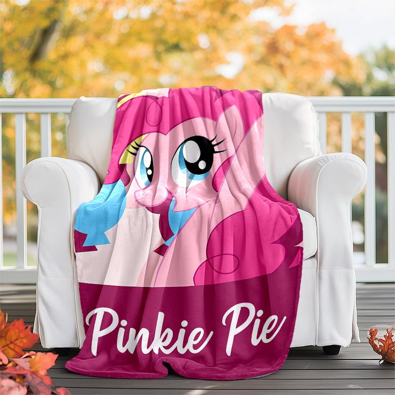 1pc My Little Pony2 Theme Blanket - Digital Print, Polyester, Cozy for All Seasons, Perfect for Outdoor, Camping, and Travel