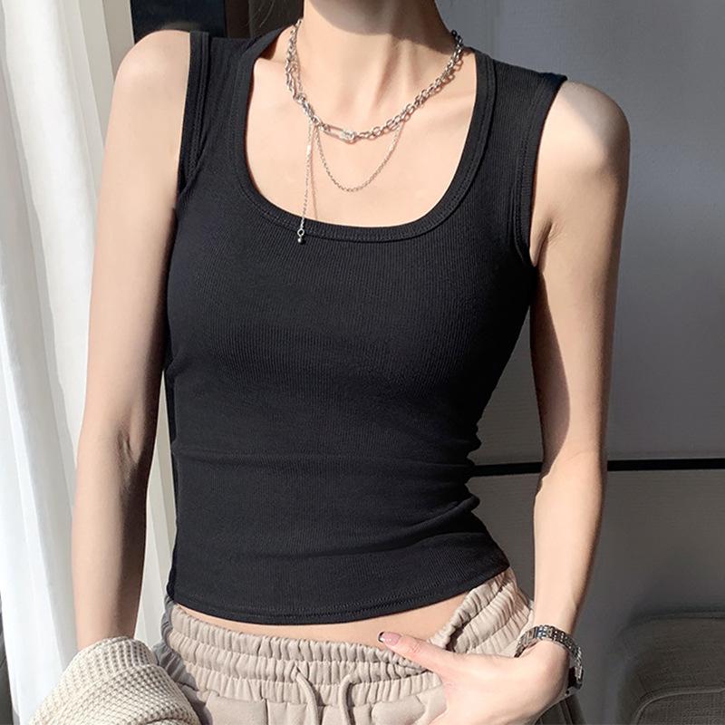 Women's Camisole: 2025 Summer Style, Pure Cotton, I-Back, Wide Straps, Covers Underarm Areas.