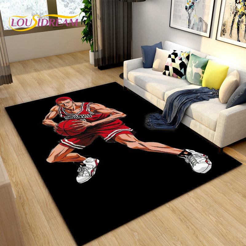 Slam Dunk Япония Аниме Мультфильм Коврик, Коврик для гостиной Спальня Диван Коврик Украшение, Дети играют Нескользящий напольный коврик