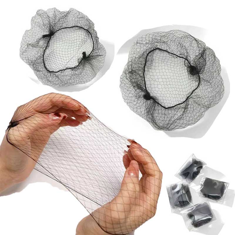10/20/30/50 шт. Прочная нейлоновая сетка для волос, сетка для пучка, инструмент для прически, черная, бежевая, коричневая сетка для волос для париков, сетка для укладки волос