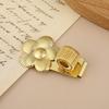 Zinc Alloy Metal Pen Clip Flower Shape Notebook Pen Clip Vintage Elastic Pen Loop  Notebook Journal