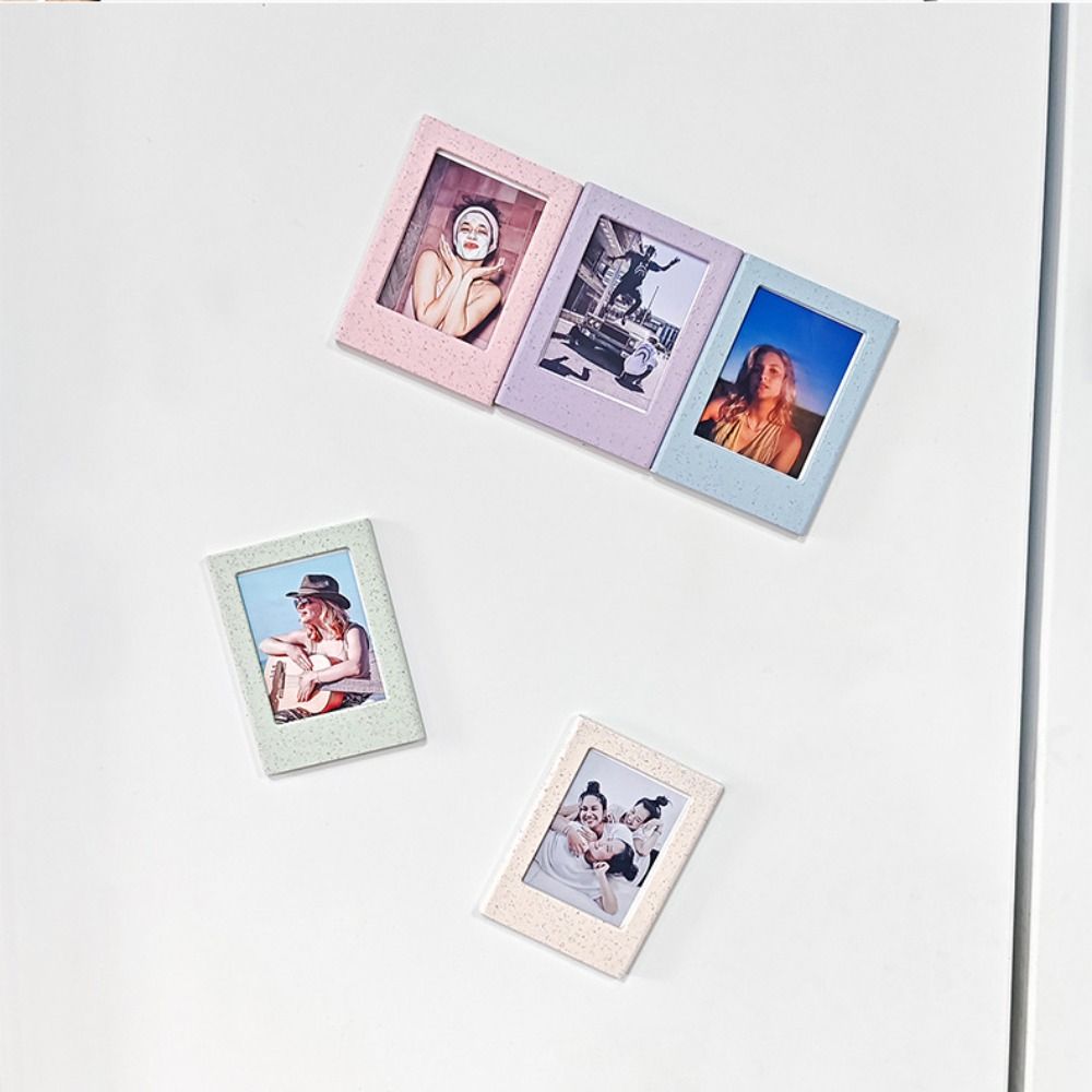 Colorful Instant Camera Photo Frame 3 inch Picture Display Holder New Refrigerator Sticker