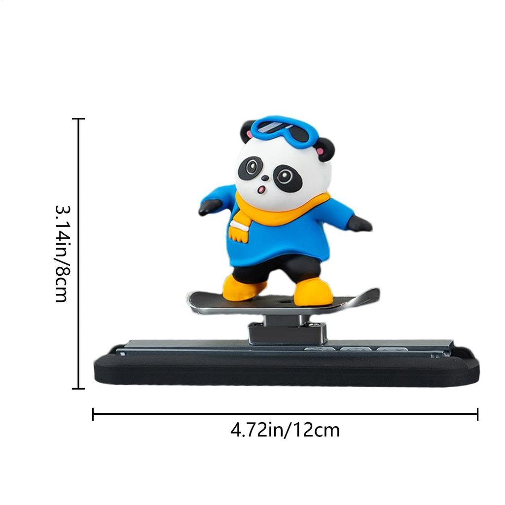 Car Dashboard Decoration - Cute Cartoon Car Decoration Anime Figure - Dashboard Accessories Funny Sliding Car Swing Decoration Dashboard Decor