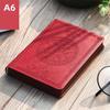 A6 Retro Style Pocket Type Mini Notebook Cute Compact Portable Hard Shell PU Leather Note Book School Supplies Office Diary