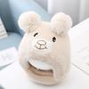 Cute Bear Beanie Cap For Baby Cartoon Warm Knitted Hat Autumn Winter Toddler Ear Protection Caps