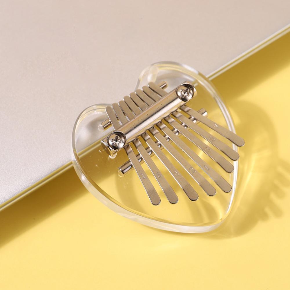 Piano Pendant 8 Key Finger Thumb Piano Kalimba  Toddler Kid Child Valentines