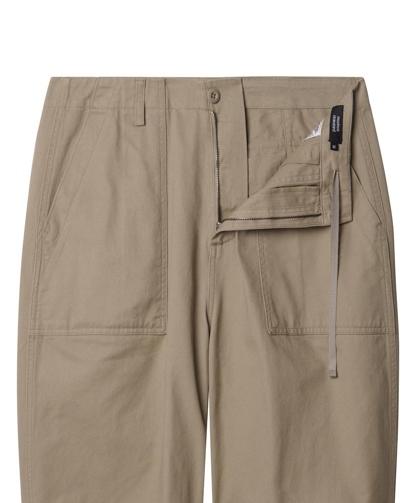 MUSINSA STANDARD Cotton Wide Fatigue Balloon Pants [Beige]