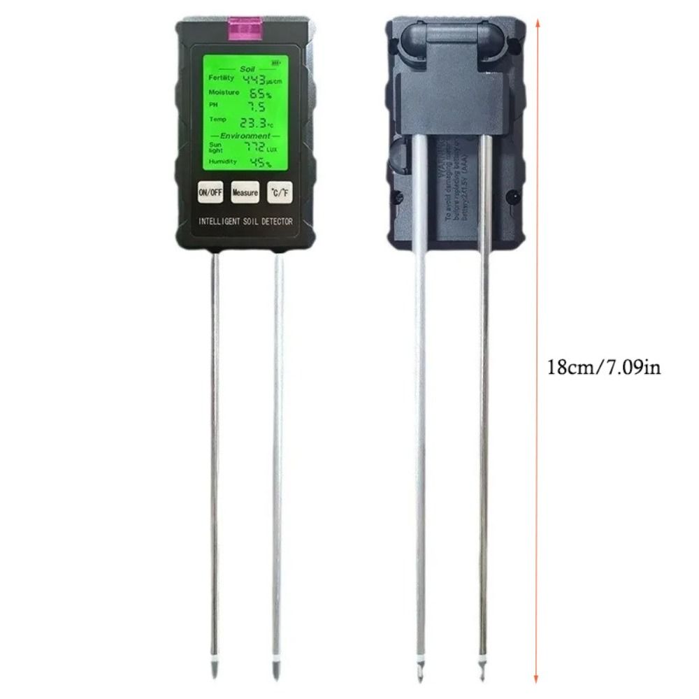 Humidity Detection Soil PH Tester LCD Display Soil Moisture Meter Flower Planting