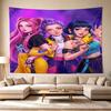 Language Adventure Decorative Wall-Hanging Tapestry, Home Ornament for Living Room,Dorm and Fan Parties,Multi-style,celebrities,cartoons,music,sports 