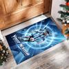 Lionel Messi Printed Crystal Velvet Rug Non‑Slip Crystal Velvet Carpet For Sofa Bedroom Indoor Home Decoration