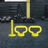 2 Pieces Adjustable Kettlebell Handles Dumbbell Converters Grips for Outdoor