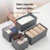 Foldable Large Capacity Underwear Storage Box - Thickened Non-Woven Fabric Wardrobe Organizer
