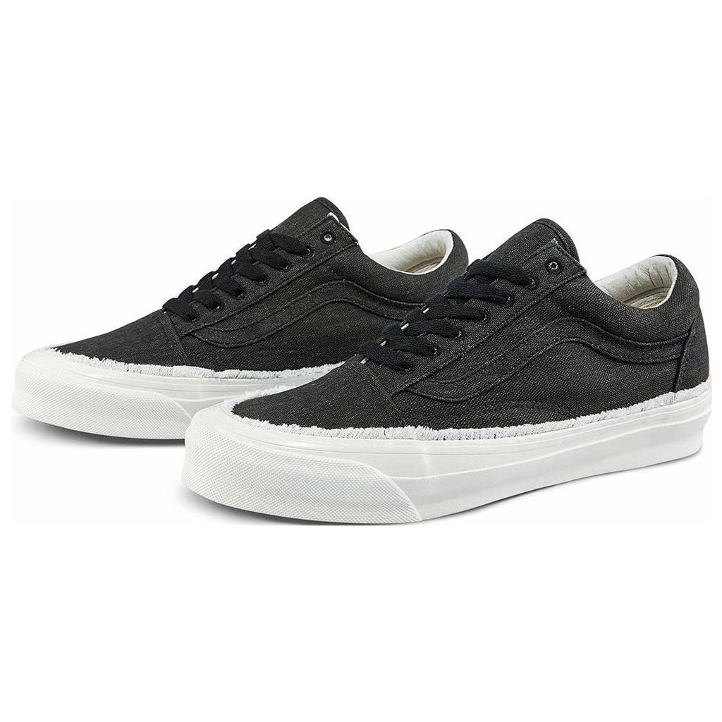 Vans OG Old Skool LX Raw Edge — черные кроссовки унисекс True-White VN0A5FBEBLK