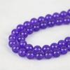 8 мм/10 мм натуральный круглый фиолетовый нефрит аметист кварц халцедон камень свободные бусины для женщин и девочек DIY яшмы аксессуары для изготовления ювелирных изделий дизайн
