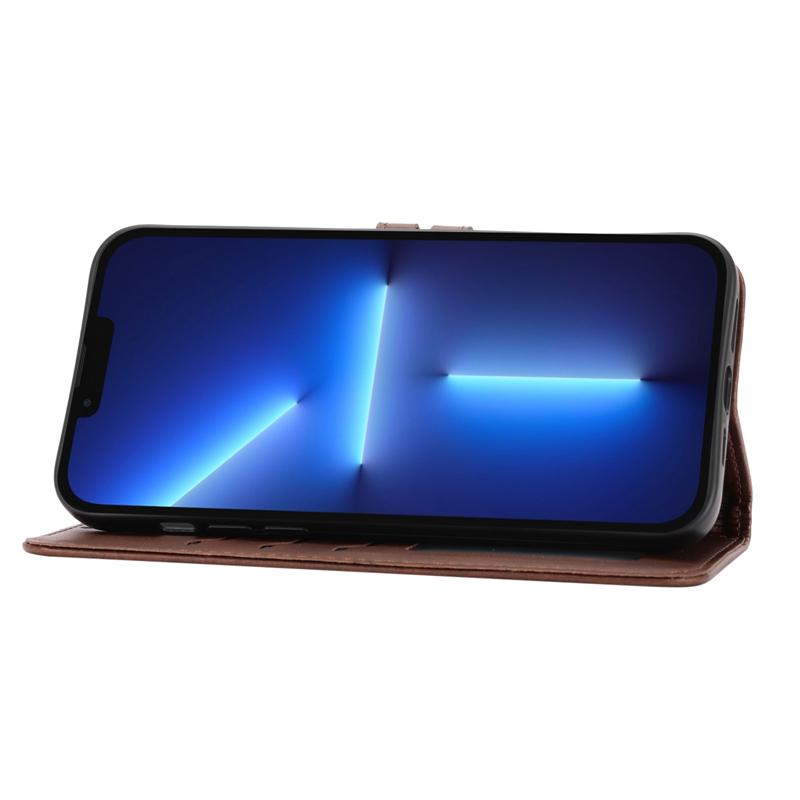 Чехол для телефона с тиснением кота для iPhone Samsung Xiaomi Google Huawei Honor SONY OPPO Карман для карт из искусственной кожи Кошелек Funda Классический однотонный откидной чехол