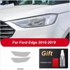 Высокое разрешение для Ford Edge 2015-2019 Защитная пленка для автомобильных фар Восстановление прозрачная черная наклейка TPU Автоаксессуары